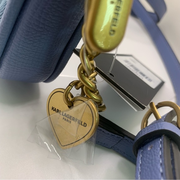 Karl Lagerfeld Paris Karolina Denim Crossbody - Picture 8 of 17